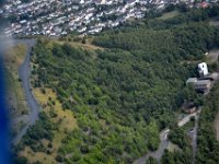 DSC 0178  Nordwestseite der Bergehalde Ensdorf, am oberen Bildrand liegt Ensdorf